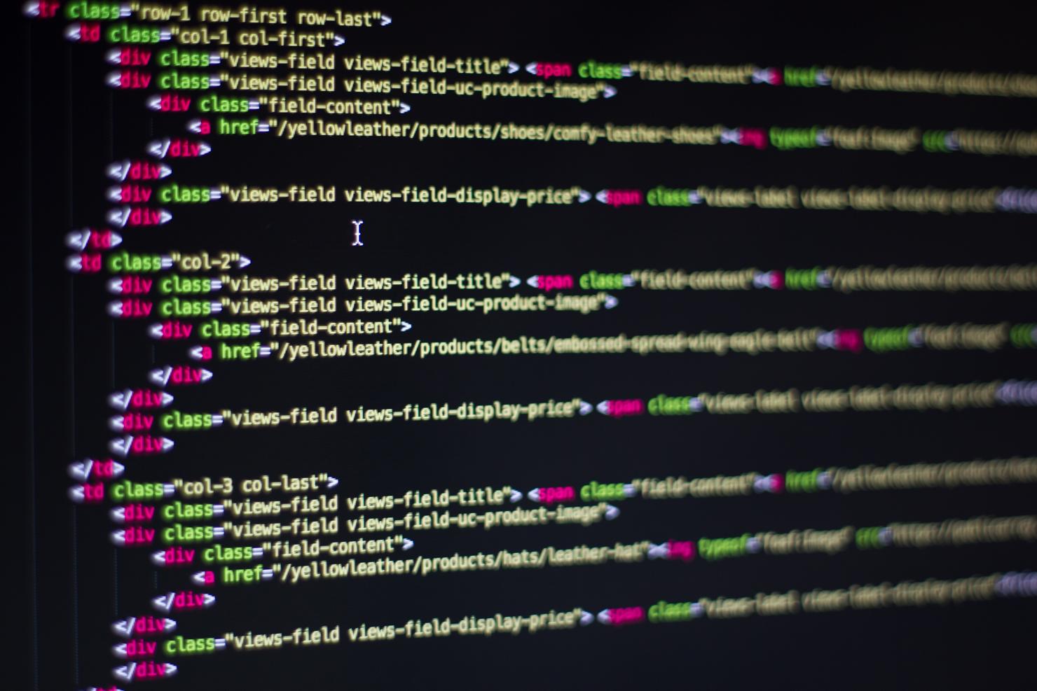 html drupal code